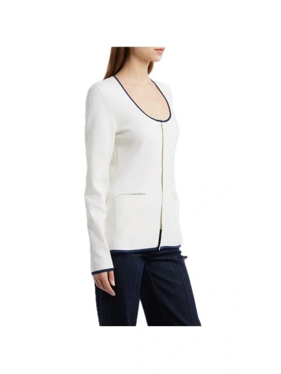 Rag & Bone Sweaters Ella Zip Front Top size small - Picture 2 of 11